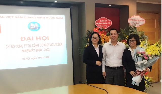Đại hội Chi bộ Công ty Thi công cơ giới Viglacera nhiệm kỳ 2020 - 2022